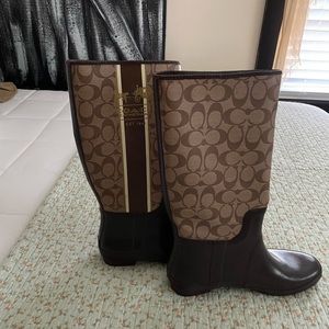 Brand New Coach Rainboots